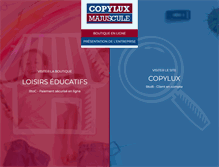 Tablet Screenshot of copylux.fr